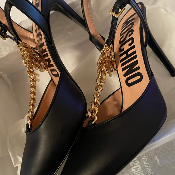 Moschino Lettering Charms Heels - Picture 9 of 15